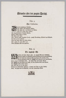KG 01106
          <br/>
          Fabels (12 bladen en verklarende tekst)
          <br/>
          <em>Ridinger, Martin Elias (ca. 1730-1780)</em>